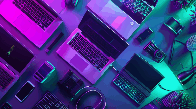 donsolar Birds eye view of laptops servers storage devices an 5f5f1808 0e09 4651 a1b3 cebe8c696cf6 0